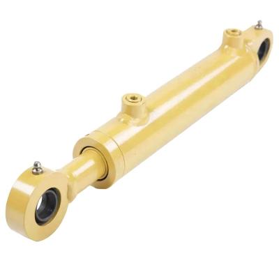 China Super Strong Flange Seal, No Oil Leakage Hydraulic Cylinder, Dump Truck Single Acting Telescopic Hydraulic Cylinder for sale