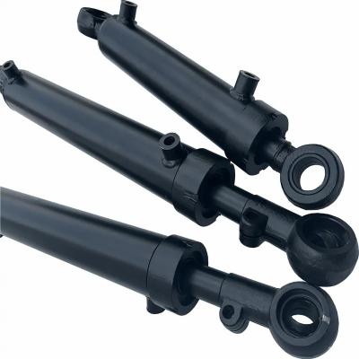 China High Quality 30T Flange Piston Rod Side Dip Dump Truck Hydraulic Hydraulic Cylinders for sale