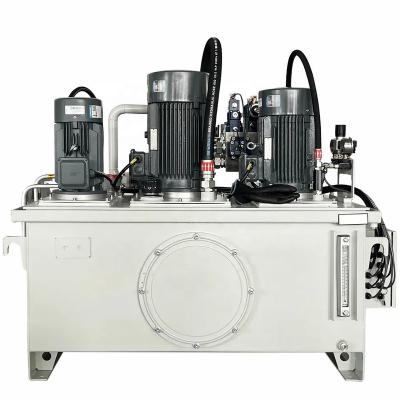 China High pressure high pressure /stainless /carbon cooper aluminum alloy/hydraulic power package ac220v/380v/460v hydraulic power units high quality red steel steel vertical hydraulic station for sale