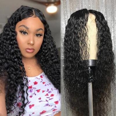 China Wholesale Luxury Water Wave Hair Wig Afro Water Wave Wig Long Curl Synthetic Black Wig High Quality Vendor For Women for sale