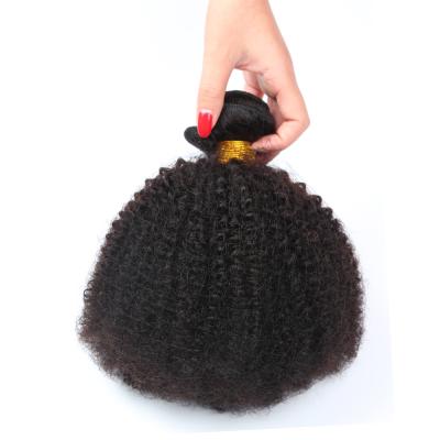 China Factory Good Quality Afro Kinky Curly Hair Bundles Raw Indian Wave Hair Extension Afro Curly Hair Bundles for sale