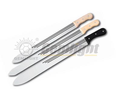 China Professional Hot Sale High quality sugarcane cutlass Cane Knife with wooden or plastic handle M212A for sale