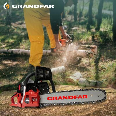 China 2-Stroke Grandfar GCS 2 mini strokes 4 strokes motosierra gasolina wood cutter chainsaw machine for sale