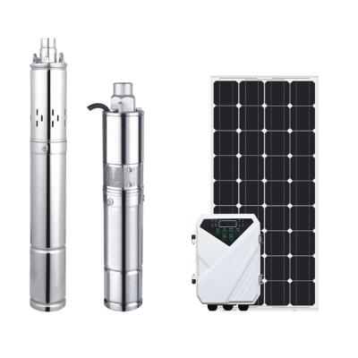 China Family houses/dc48v irrigation Grandfar SQGD family houses agricultural stainless submissible solar power water pump for cattle for sale