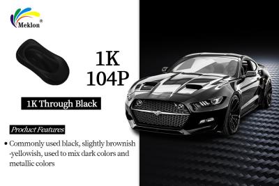 China 1K Through Black Hight Gloss Acrylic auto Paint: Advanced Consistency with Proper Mixing for sale