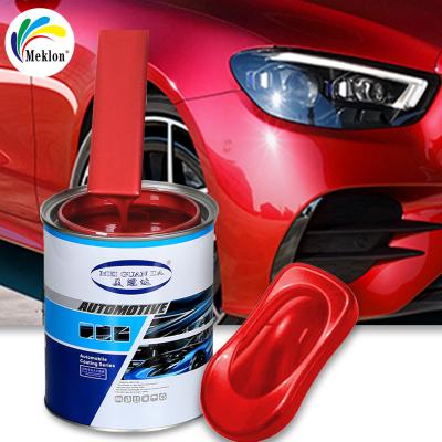 China Car Paint Tinting Machine 1K Basecoat Pearl Colors Crystal Red Coating Metallic Automotive Spray Paint zu verkaufen