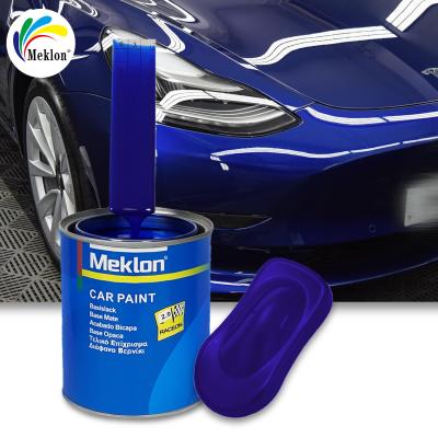 China Auto Body Car Paint 1K Basecoat Blue Pearl Colors Crystal Coating Automotive Spray Auto Base Car Paint Te koop