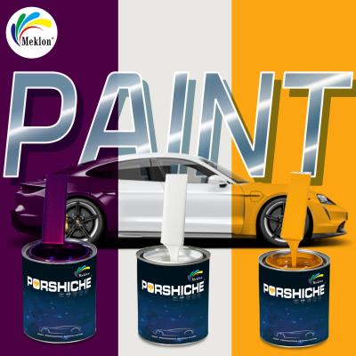 China Superior Adhesion And Durability With 1K High Gloss Car Paint 2K Solid Color Coating Basecoat Car Paint for sale