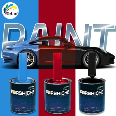 China Superior Adhesion 1K Blue Basecoat Mirror Effect Car Coating Paint Automotive Paint for sale