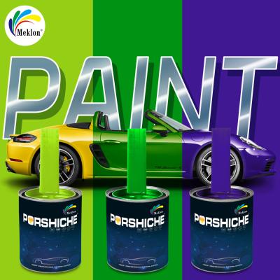 China Good Quality 2K Basecoat Auto Car Paint Automotive Paint Pure Green Topcoat Automotive Paint Manufacturer for sale