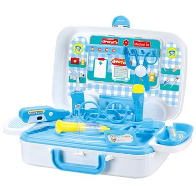 China Baby Learning Doctor Toys Set Education Child Role Play Suitcase Set Pretend Indoor Preschool Kids Toy For Girls Play Game for sale