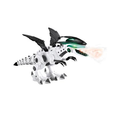 China Toy Abs Material Black And Battery Operated White Color Archery Dinosaur Robot Walking Remote Control Toy for sale