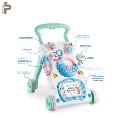 China ABS Manufacture Latest Eco Friendly Push Walker With Music And Lights, Baby HobbiesToy Gifts For Kids for sale