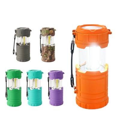 China Hot Sale Mini Outdoor Camping Light LED Tent Light Emergency Retractable Plastic COB ROAD Camping Light for sale