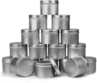 China Recyclable Aluminum Screw Cap Round Steel Cans Tin Cans With Screw Lid Containers for sale