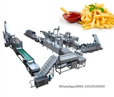 China Chips Small Scale Frozen French Fries Machines for sale