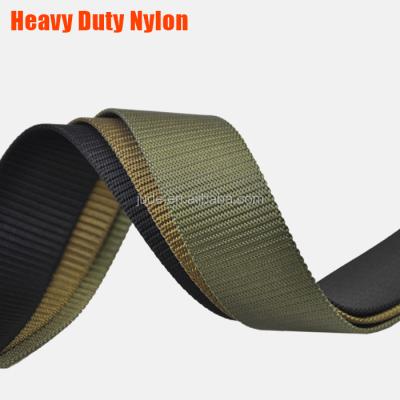 China JUDE Black Coyote Tan Brown Mil Spec Foliage Heavy Duty Belt Nylon Military Webbing 38mm Army Viable Belt Combat Band Armor Textile for sale