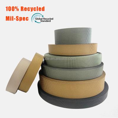 China Durable Heavy Durable Black Recycle Mil Spec Webbing Military Specification 1