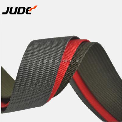 China JUDE Soft Strip Outdoor Web Strap Durable Black 1.5 Inch 1.5 Inch Nylon Webbing For Tie Down for sale