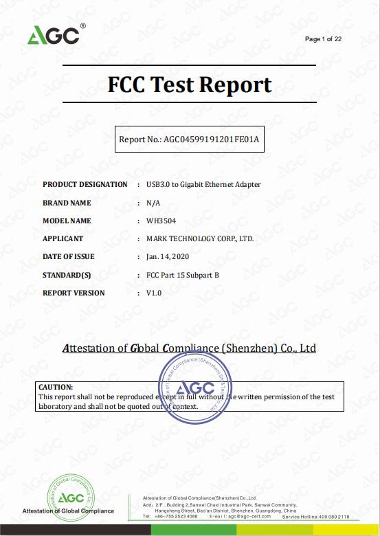 FCC - HeNaCheng Technology(Shenzhen) Co., Ltd.