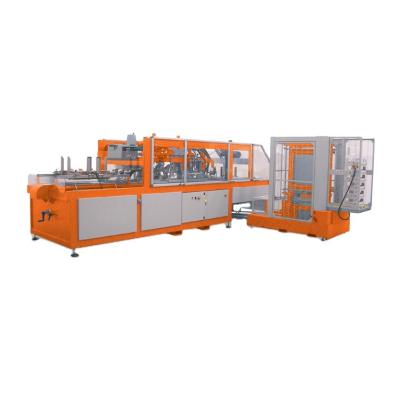 China Well-designed Factory Tray Erecting Automatic Folding Carton Forming Box Gluing Machine for sale