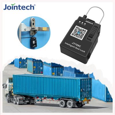 China 4G Bluetooth Electronic Seal Tracker Smart GPS Tracking Jointech JT709C for sale