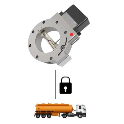 China Truck Tank API Bottom Loading Adapter Smart Remote Lock For Fuel Delivery for sale