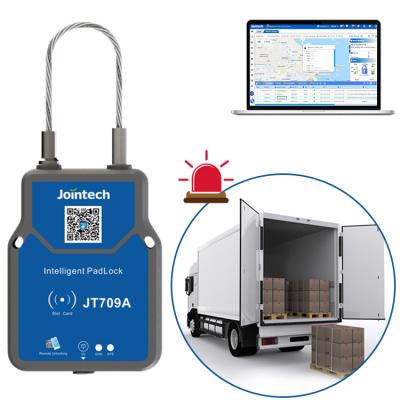 China Beveilig uw toeleveringsketen met JT709A Container GPS-tracking hangslot Te koop