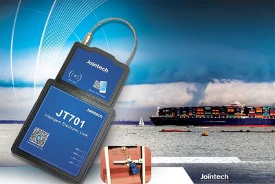 China Cerradura electrónica sin llave de JT701 IP67 Bluetooth 800mAh GPS para el envase del camión en venta