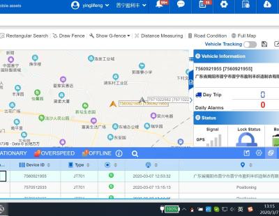 Cina Sistema di tracciamento online del veicolo, veicolo 2008 di Windows GPS che segue software in vendita