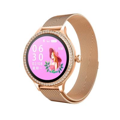 China Water Resistant M8 Smart Watch Women IP68 Waterproof Lady Smart Band Heart Rate Monitor Fitness Tracker Health Bracelet Wristwatch for sale