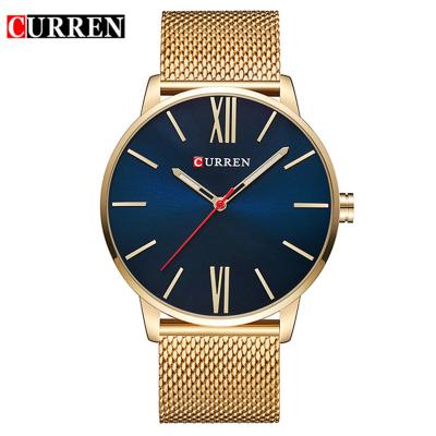 China Water Resistant Curren Mens Watches 8238 Top Brand Luxury Gold Quartz Men Watch Relogio Masculino for sale