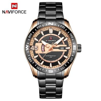 China Water Resistant NAVIFORCE  9157 Men Watch Top Brand Luxury Sport Chronograph Military Army Wristwatch for sale