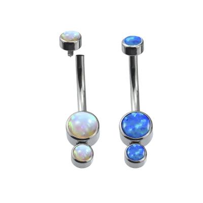 China ASTM F136 G23 Punk Border Electricity Cubic Zircon Belly Button Rings Nipple Rings Pierce Bory Women Piercing Jewelry for sale