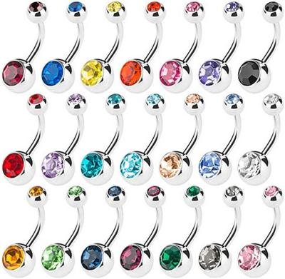 China G23/ASTM F136 Punk Titanium Internally Tread Stud Labret, Lip Navel Ring Zircon High Grade Body Jewelry Piercing Jewelry N/A for sale