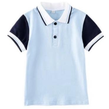 China School High Quality Autumn Summer Cotton School Uniform Jogger Pant Kindergarten Primary Short Sleeve Polo Dress Shirts School Umiforms for sale