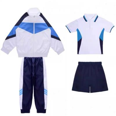 China School Wholesale customized high-quality polo shirt shorts sets custom design girls dresshot-selling school uniforms for sale