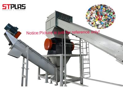 China Semi - Automatische HDPE PE van de Recyclingsmachine pp Plastic Container Recyclingsinstallatie Te koop