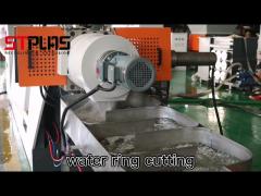 No Noise Plastic Recycling Pellet Machine For Whole Roller Film Traction Plastic LDPE