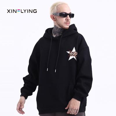 China Anti-wrinkle Custom Chenille Fall Soft Extended Neck Sweatshirt Casual 460Gsm Thick Blank Personalised Heavy Oversized Hiphop Hoodies for sale