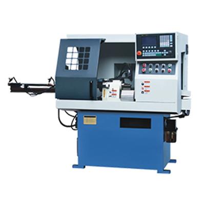 China Saving To Save Iron Time Province Factory Supply Automatic Blue And White Back Feeding Metal Lathe CNC Automatic Lathe for sale