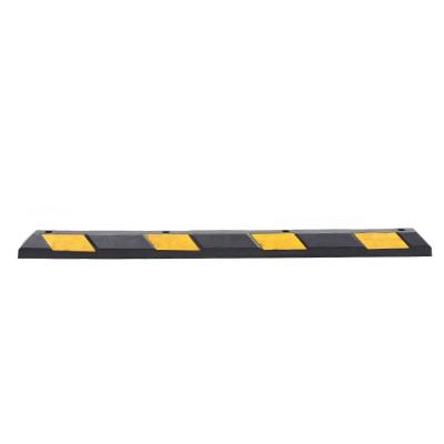 China Durable 1.83m Long Reflective Rubber Parking Blocks Lowes Wheel Stopper for sale