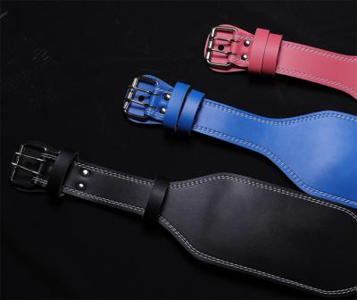 China Factory Sale Gym Leather Belt Weightlifting Belts Customs Agents Training Sports Whole Protector Gym Lifting Belt For Man for sale