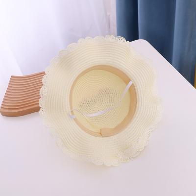 China Eco-Friendly Summer Kids Warm Micky Straw Hats And Straw Bag Sets Cute Sunscreen Vacation Bucket Hat Sets for sale