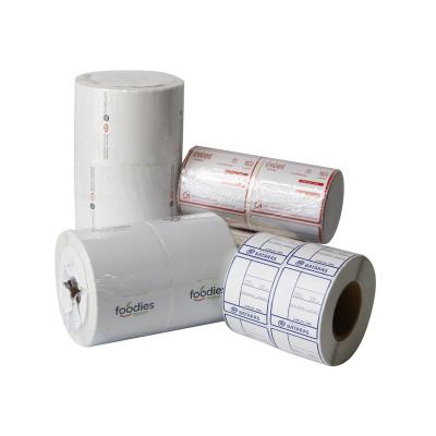 China Waterproof Self Adhesive Direct Thermal Label Sticker Thermal Transfer Printing Labels Blank Roll Shipping Label Printer for sale