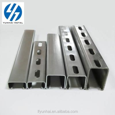 China Support System Zinc Galvanized Stainless Channel For Electrical Cable for sale