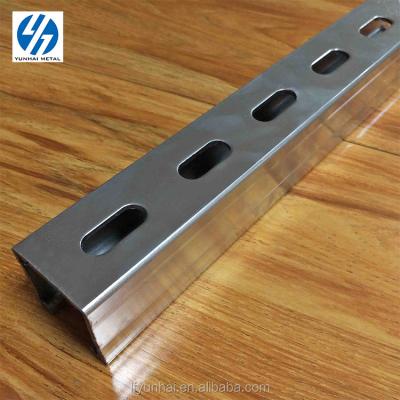 China Support system factory hot dipped galvanized c steel channel purlin for sale