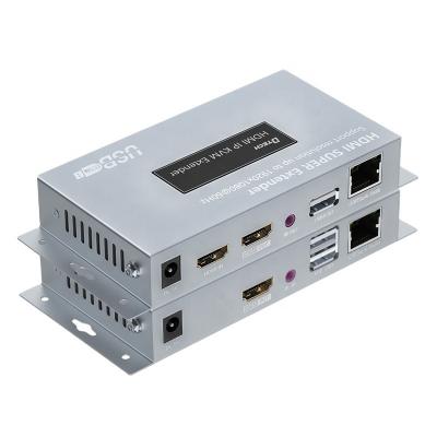 China Portable DTECH Hot Sale HDMI IP KVM Extender 1080P 60Hz Via Single Cat 5e/6 Cable for sale