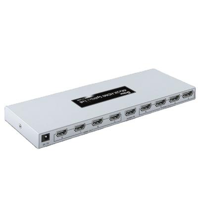 China Display dtech hot selling 1 in 8 out over cat5e/6e speed 4K*2K@60hz  HDMI Splitter 1*8 for computer mac etc. for sale