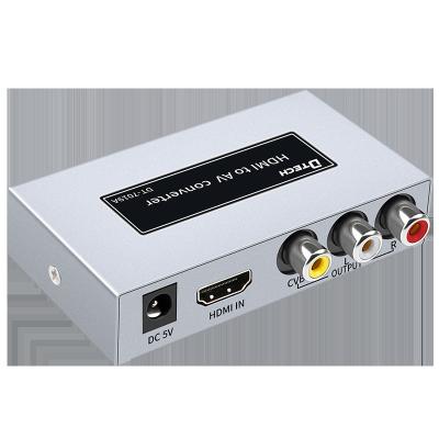 China Portable dtech wholesale price hdmi 1080p in out with cable video & Audio hdmi av Convert 3 av HDMI TO AV Converter for sale